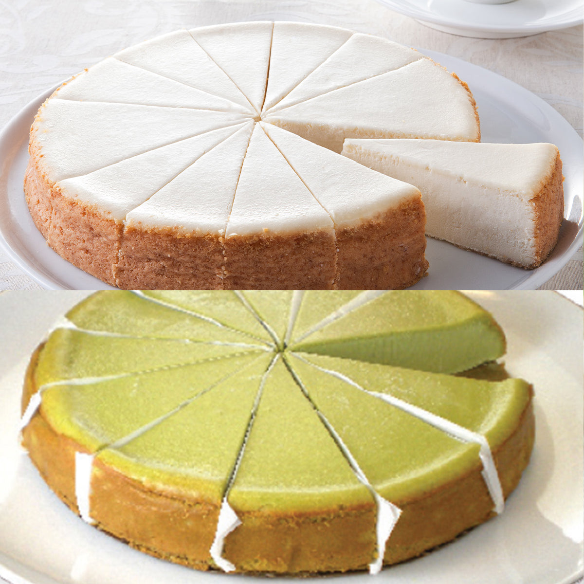 Traditional & Matcha Cheesecake Set