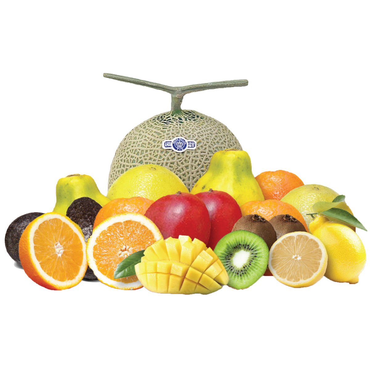 Deluxe Musk Melon & Fruit Set